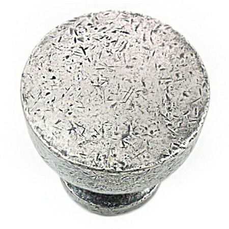 Strategic Brands 1.25 in. Distressed Pewter Precision Cabinet Knob 85464